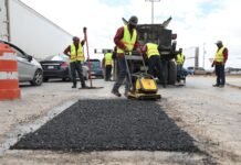 Ha reparado Obras Públicas más de 4 mil baches con Programa de Bacheo Intensivo