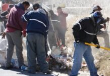 Atiende Dirección de Limpia viaducto Gustavo Díaz Ordaz