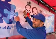 Alcalde Cruz Pérez Cuéllar dio arranque a la carrera “Unidos por el Autismo”